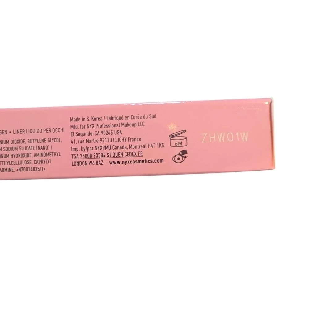 NYX Sneaky Pink Vivid Matte Liquid Eyeliner Shadow Barbie Bright Neon Liner 90s